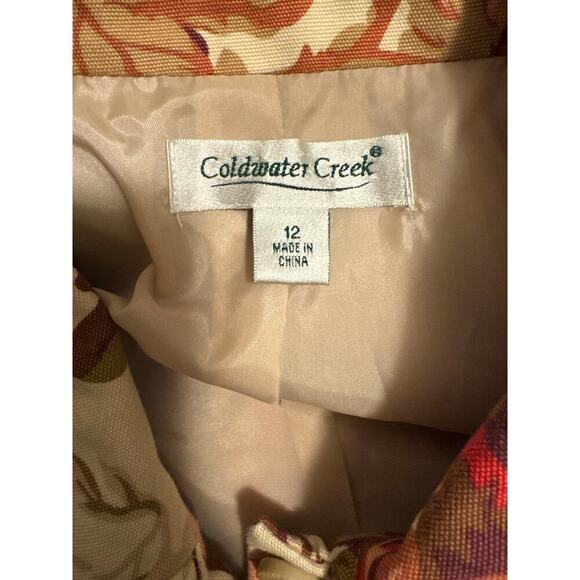 Coldwater Creek Multicolor Floral Jacket - Picture 6 of 7